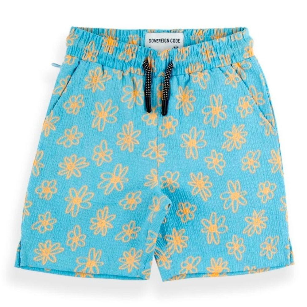 Sovereign Code NWT Sz 7 Kids Blue Trail Shorts